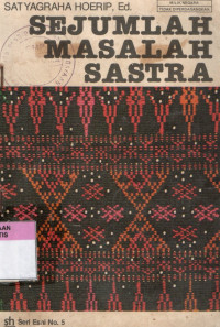 Image of Sejumlah Masalah Sastra